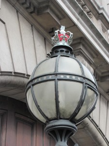 Lamposts: They all seem to have cute little crowns on top!