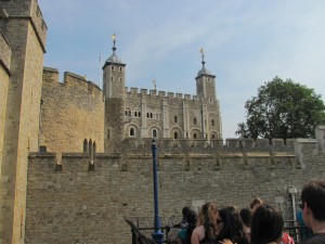 Outside the Tower of London