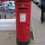 A "George" mailbox: these were installed by the current Queen's father and are hard to find as many were bombed in WWII