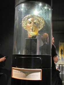Minerva's Head, from the temple